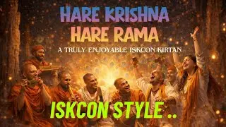 Hare Krishna Hare Rama | A Truly Enjoyable Iskcon Kirtan