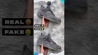 ✅ REAL vs FAKE ❌ Jordan 4 Retro Kaws #foryou #fyp #shoes #trending #sneakers #jordan4 #school #viral