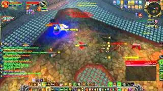 Affliction Warlock +Balance Druid vs. Ret pally + Frost dk