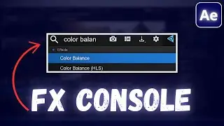 Как установить и использовать FX Console в After Effects