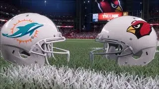 Madden NFL 18 - Arizona Cardinals vs Miami Dolphins - Gameplay (HD) [1080p60FPS]