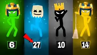 Stickman Party - Tournament Mode 1 23 4 Players Random - MiniGames Gameplay - New Update