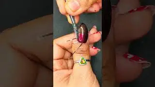 Begginers friendly easy nail art design 🤩 #nail#nailinspo #nailart#nailarttutorial#youtubeshorts