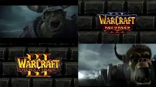 Warcraft 3 RoC | Warcraft Reforged Intro Side By Side Comparison | Blizzcon 2018