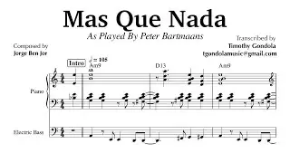Peter Baartmans plays Mas Que Nada