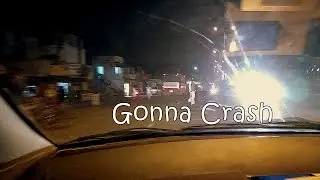 City Night Ride | Indian City Roads | Not at all safe | Almost Crashed