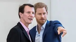 Prins Joachims hjertelige møde med prins Harry