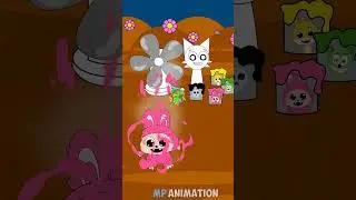 NEW Color mix Fan Challenge Gummy Bear, Peppa, Baby Shark Sprunki Animation #sprunki