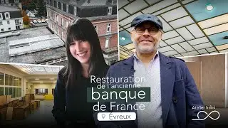R&eacute;habilitation de l'ancienne Banque de France d'Evreux en espace de coworking