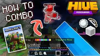 HOW TO COMBO ON THE HIVE IN MINECRAFT BEDROCK EDITION (MCPE, BOW, SNOWBALL COMBOS)