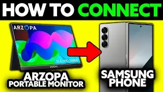 Как подключить портативный монитор Arzopa к телефону Samsung (2025) &mdash; пошагово
