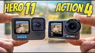 GO PRO 11 VS DJI ACTION 4 | ENDURO TEST | ЧТО ВЫБРАТЬ ?