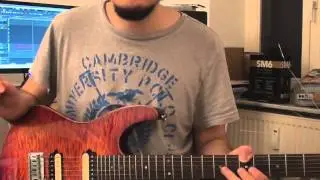 Fusion Licks Guitar Lesson #6: Carl Verheyen style intervallic line by Martin Miller