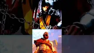 Scorpion MK11 vs Kratos GOW | #mortalkombat #godofwar #shorts