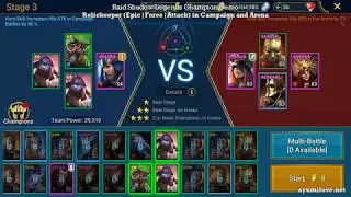 RAID: Shadow Legends Relickeeper Champion Demo in Campaign and Arena