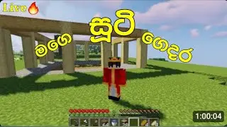minecraft test live | මගෙ සුටි ගේ හදමු🤭@sheraboy #minecraft #reels #stremlabs