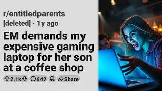 Entitled Mom Demands My Expensive Gaming Laptop for Her Kid - Cafe Story - r/entitledparents