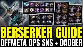 OFF-META T3 Berserker PvP DPS (SnS/Dagger) | Full Guide | Throne and Liberty