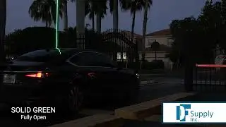 GateArms+ LED Safety Lighted Barrier Arm - Product Demonstration