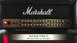 Marshall JVM410 squishy mids (MSM mod metal clip) Crunch Red