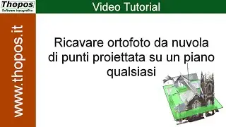 Ortofoto da nuvola proiettata su piano generico