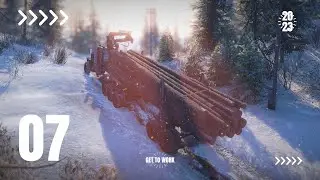[4K 60FPS] [PS5] SNOWRUNNER - Destroying Alaska with Heavy Wrecker iX 3880 (Part 7) (Mods)