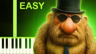 MATTEOOOO MEME SONG - EASY Piano Tutorial