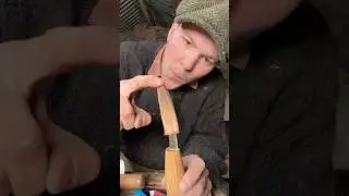 Shaping a handle #ireland #oak #handle #carving #handtools #woodwork