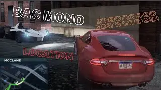 Bac Mono location in Need For Speed Most Wanted 2012