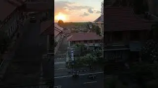 Morning view from hotel Primebiz, Kuta, Bali, Indonesia #morning #sunrise #kuta #bali #indonesia
