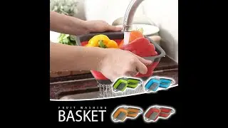 Folding Fruit washing basket