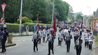 Paisley Protestant Boys Flute Band - Black walk Edinburgh 9thAugust 2025