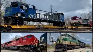 Gutted MBTAs & CP SD70ACU on 309 Meets NS 8099 &ldquo;Southern&rdquo; Heritage Unit Leading 206!