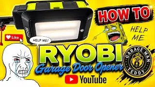 HOW TO- RYOBI GARAGE DOOR OPENER TROUBLESHOOT LIMITS AND SENSORS