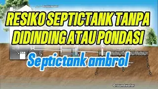 RESIKO SEPTICTANK TANPA DINDING ATAU PO NDASI ‼️ BISA FATAL 👉 TANAH AMBROL #sedotwckotametro 