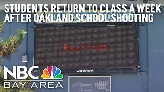 School Resumes After Shooting in Oakland