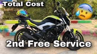 2nd Service Of Bajaj Dominar 250 BS6 E20 2023 / Total Cost & Service Charges