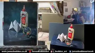 Live oil painting with James Budden