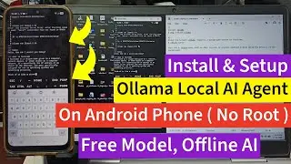 Установка и настройка Ollama Local AI Agent на телефон Android с бесплатными моделями с помощью T...
