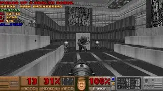 Doom 64 on Doom II - M3: Main Engeneering - UV Max + Pistol Start