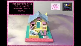 1993 Bluebird Toys Polly Pocket Summer Beach House!