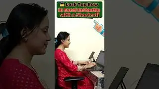 Freeze Top Row in Excel Using Shortcut Keys! ❄️📊 | Excel Quick Trick