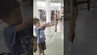 Nika archery wooden bows for youth archers#archery #elongoutdoor #elongarrow #nikaarchery