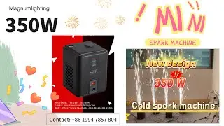 350W Mini spark machine,Fountain 2-3 Meters,Support OEM/ODM,R&D manufacturer,Factory price.