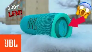 JBL FLIP 6 GG INSANE WARPING & HITTING PR in SNOW and LOW FREQUENCY MOD!!! (100%vol)