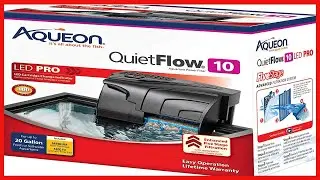 Quality product -  Aqueon QuietFlow LED PRO Aquarium Power Filter, Size 10