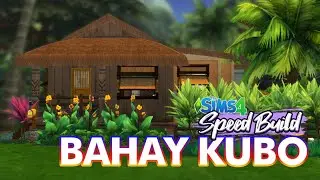 Speed Build | Bahay Kubo: A Traditional Filipino Tiny House | The Sims 4