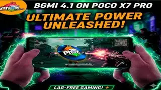 POCO x7 Pro BGMI Test 2025 | POCO x7 Pro bgmi Gameplay | PhoX GAMING
