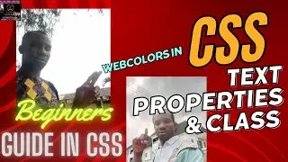 text properties in css