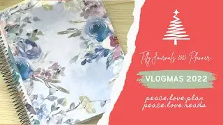 VLOGMAS DAY 8 | TillyJournals 7x9 Planner 2023
